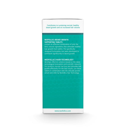 Neofollics Beard Growth Supporting Tablets - 2x60st