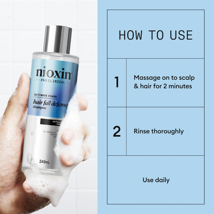 Nioxin Hair Fall Defense Duo Set - 240+70ml