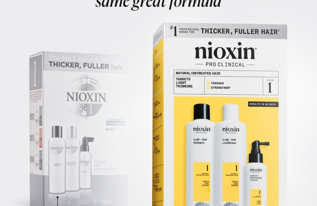 Nioxin System 1 Light Thinning Trial Kit - 150+150+50ml