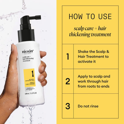 Nioxin System 1 Scalp Light Thinning Treatment  - 100ml