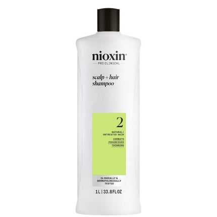 Nioxin System 2 Progressed Thinning Shampoo - 1000ml