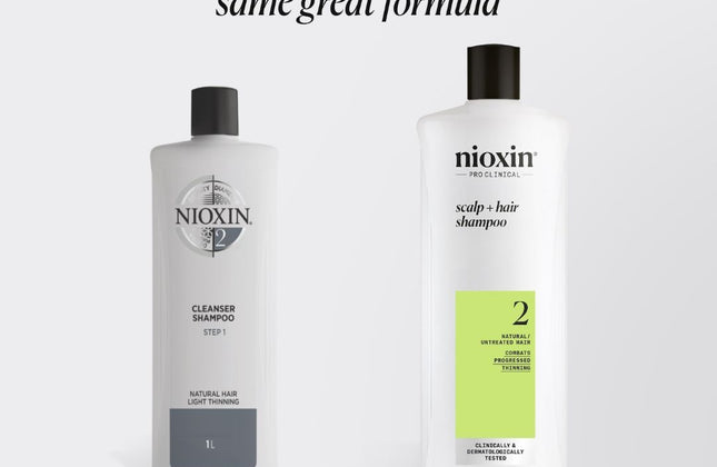 Nioxin System 2 Progressed Thinning Shampoo - 1000ml
