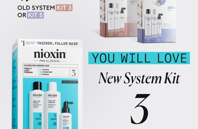Nioxin System 3 Light Thinning Trial Kit - 150+150+50ml