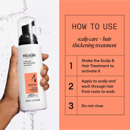 Nioxin System 4 Scalp Progressed Thinning Treatment - 100ml
