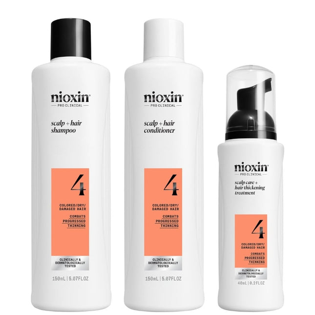 Nioxin System 4 Trial Kit Progressed Thinning - 150+150+40ml