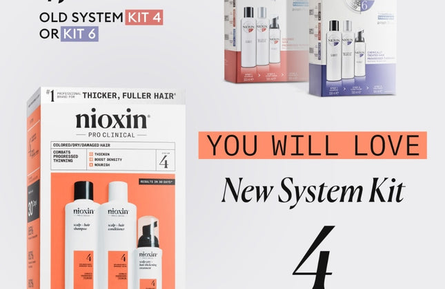 Nioxin System 4 Trial Kit Progressed Thinning - 150+150+40ml