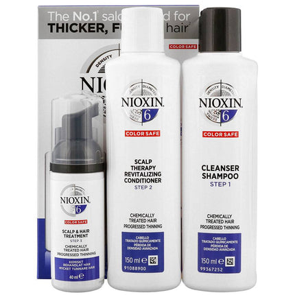 Nioxin System 6 - Trial Kit - 150x150x40ml