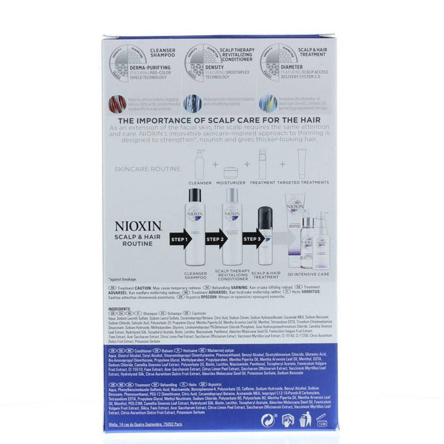 Nioxin System 6 - Trial Kit - 150x150x40ml