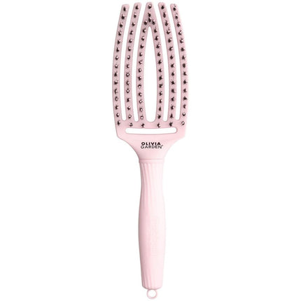 Olivia Garden Finger Brush Combo Medium Pastel Pink Haarborstel - Medium