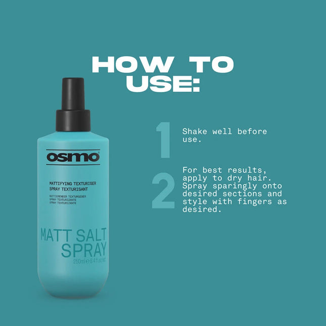 Osmo Matt Salt Spray Mattifying Texturiser - 250ml