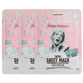 Petite Maison Energizing Facial Sheet Mask - 3x25ml
