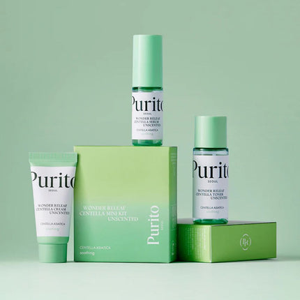 Purito Wonder Releaf Centella Mini Kit Unscented 