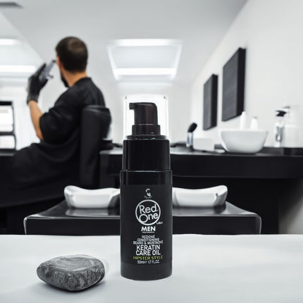 Red One Conditioning Beard & Mustache Keratin Care Oil - 50ml