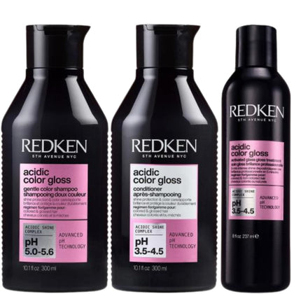 Redken Acidic Color Gloss Trio - 2x300+237ml