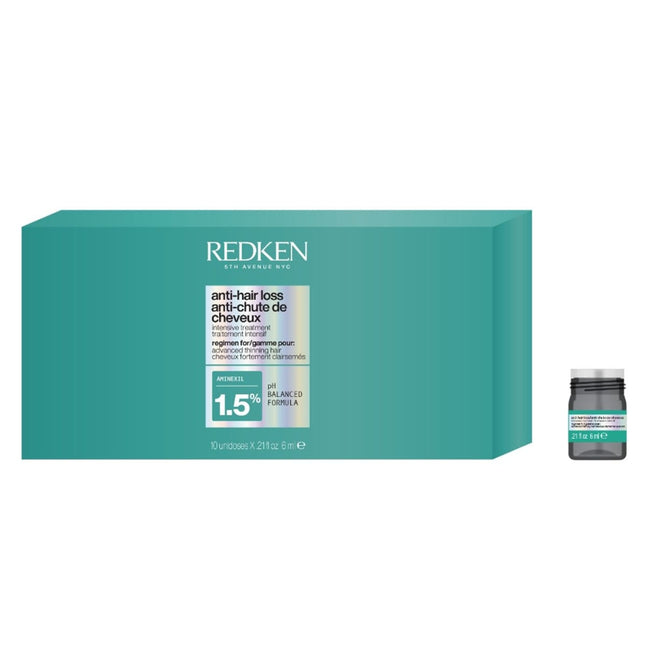 Redken Acidic Grow Full System Aminexil Anti-Hairloss Intensive Treatment - 10x6ml