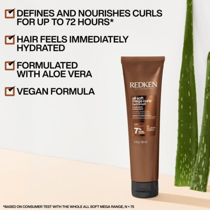 Redken All Soft Mega Curls Hydramelt Leave-In Treatment - 150ml