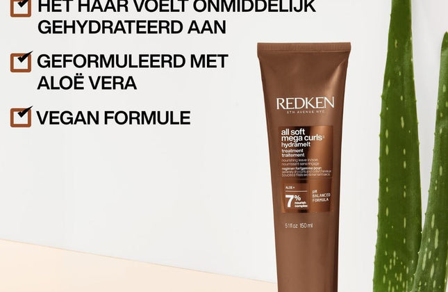 Redken All Soft Mega Curls Hydramelt Leave-In Treatment - 150ml