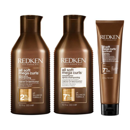 Redken All Soft Mega Curls Luxe Set - 2x300ml+150ml