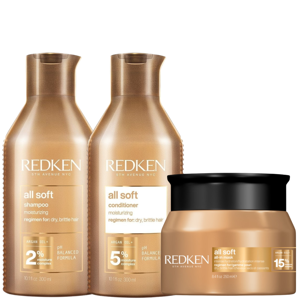 Redken All Soft Trio set - 2x300 + 1x250ml