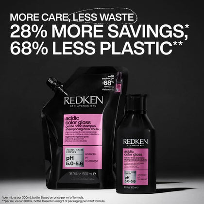 Redken Redken Acidic Color Gloss shampoo refill set - 300ml + 500ml