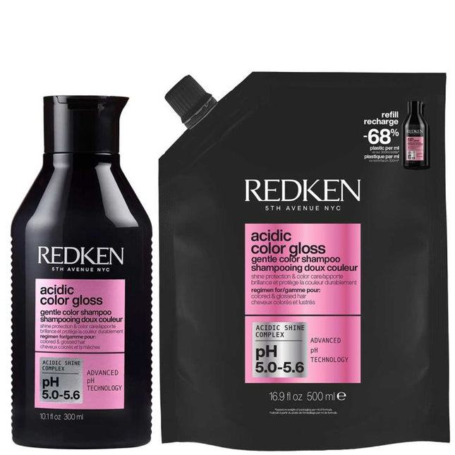 Redken Redken Acidic Color Gloss shampoo refill set - 300ml + 500ml