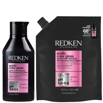 Redken Redken Acidic Color Gloss shampoo refill set - 300ml + 500ml