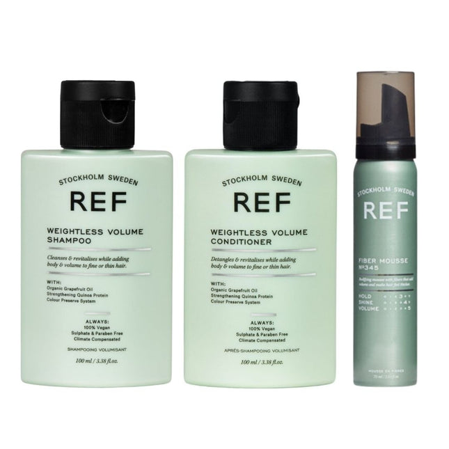 REF Volume Travelsize Set De Luxe - 100ml + 100ml  + 75ml