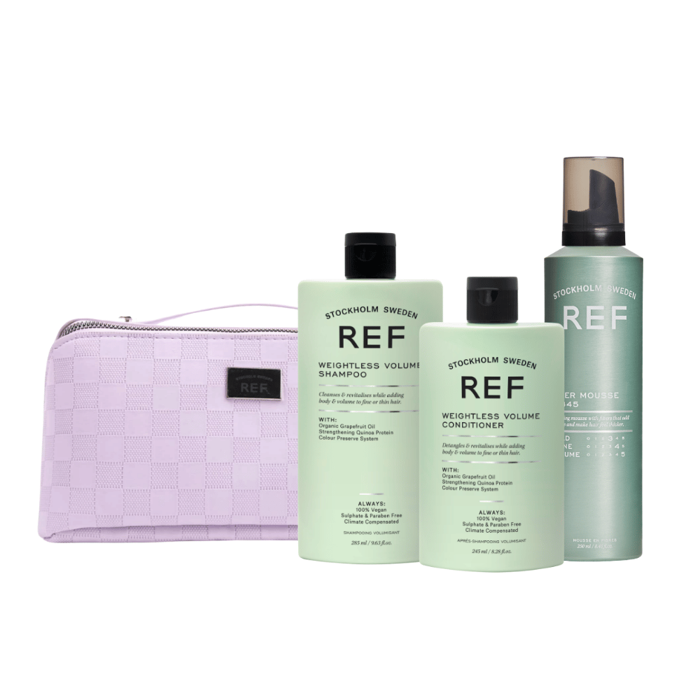 REF Weightless Volume & Fiber Mousse Kit