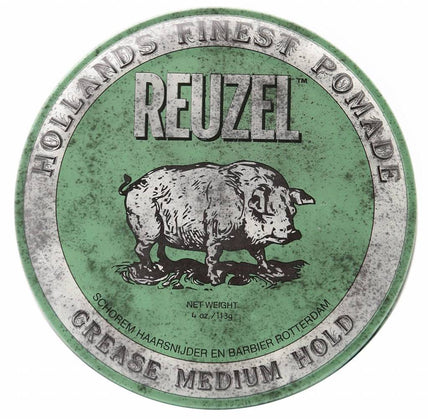 Reuzel Grease Medium Hold Pomade (Groen)