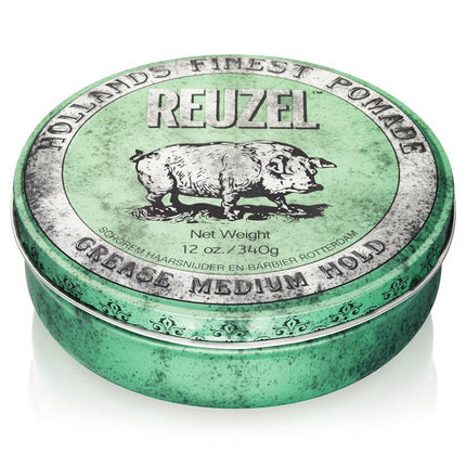 Reuzel Grease Medium Hold Pomade (Groen)