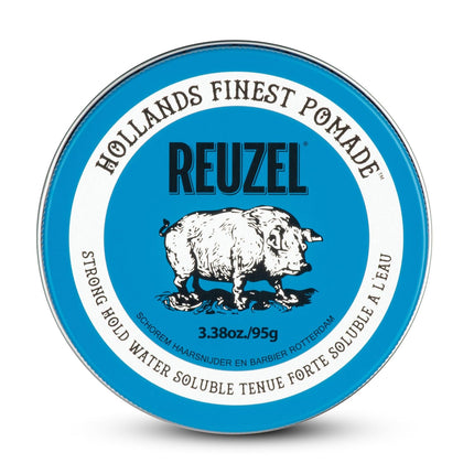 Reuzel Strong Hold Water Soluble Pomade (Blauw)