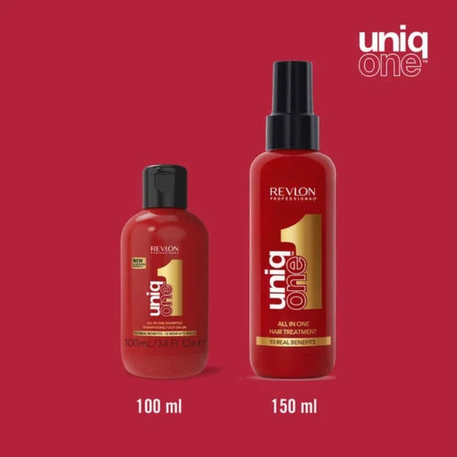 Revlon UniqOne Pouch 10-in-1 Treatment & Shampoo - 150 + 100ml