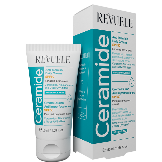 Revuele Ceramide Anti-Blemish Daily Cream SPF50 - 50ml