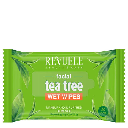 Revuele Tea Tree Clarifying Wet Wipes - 20pcs