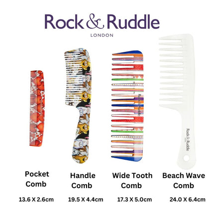 Rock & Ruddle Beachwave Kam Met Handvat Zwart