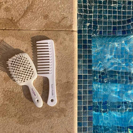 Rock & Ruddle Shower Power Haarborstel Wit