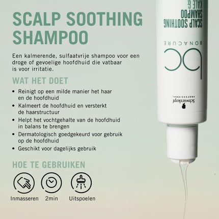 Schwarzkopf BC Scalp Care Soothing Shampoo - 1000ml