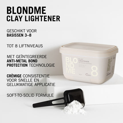 Schwarzkopf Blond Me Clay Lightener Blondeerklei - 350gr.
