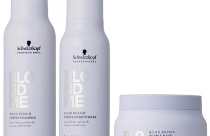 Schwarzkopf Blond Me Purple Toning XL Set - 300+250+200ml