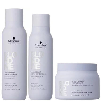 Schwarzkopf Blond Me Purple Toning XL Set - 300+250+200ml