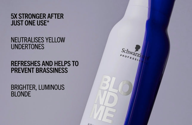 Schwarzkopf BlondMe Bond Repair Purple Shampoo