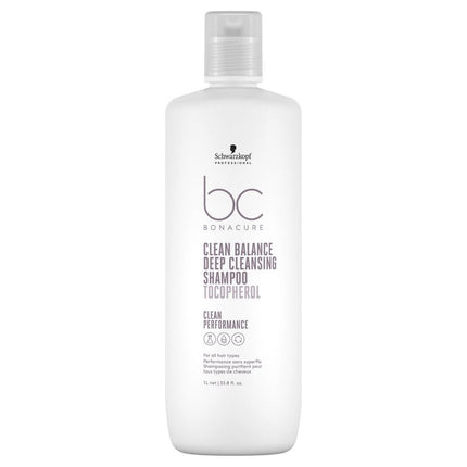 Schwarzkopf Bonacure Clean Balance Deep Cleansing Shampoo