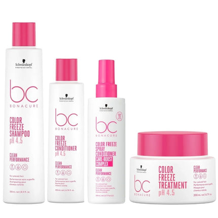 Schwarzkopf Bonacure Clean Performance Color Freeze Care XXL Set - 250+200+200+200ml