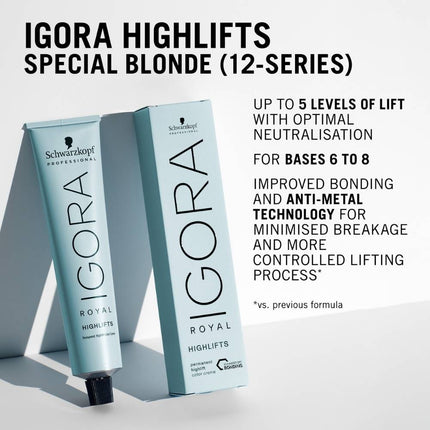 Schwarzkopf Igora Royal Highlifts Color Cream - 60ml
