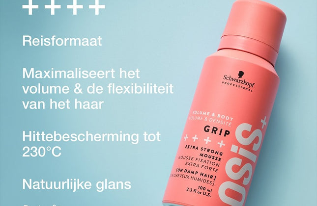 Schwarzkopf OSiS+ Grip Mousse Travelsize - 100ml