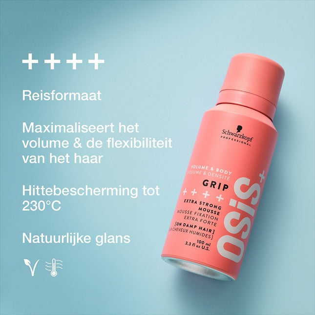 Schwarzkopf OSiS+ Grip Mousse Travelsize - 100ml