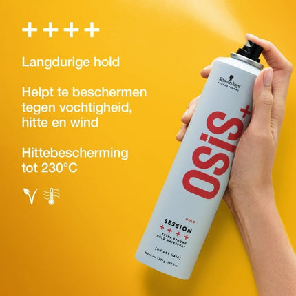 Schwarzkopf OSiS+ Hold Session Extra Strong Hold Hairspray
