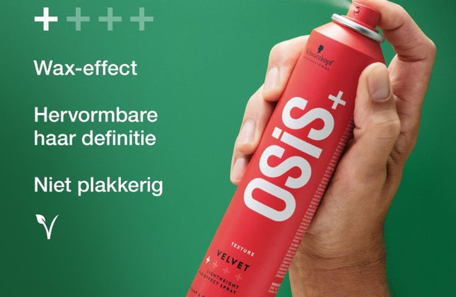 Schwarzkopf OSiS+ Texture Velvet Lightweight Wax-Effect Spray - 200ml