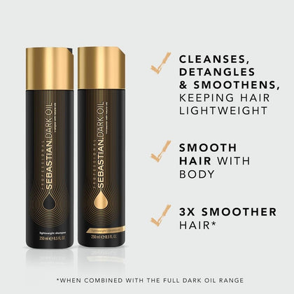 Sebastian Dark Oil Lightweight Care Set - 2x250+95ml