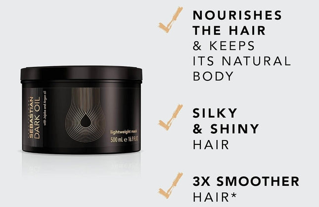 Sebastian Dark Oil Lightweight Mask